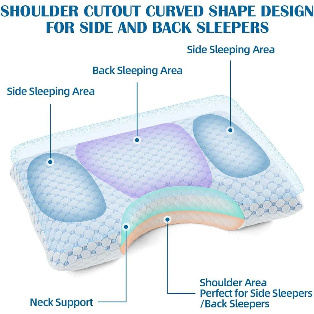 contour memory foam neck pillow001 contour memory foam neck pillow001